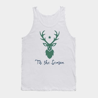 'Tis the season reindeer Tank Top